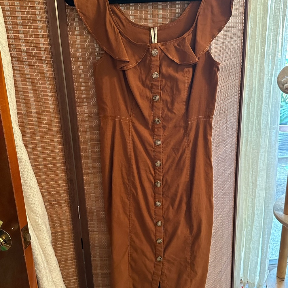 Anthropologie button up dress